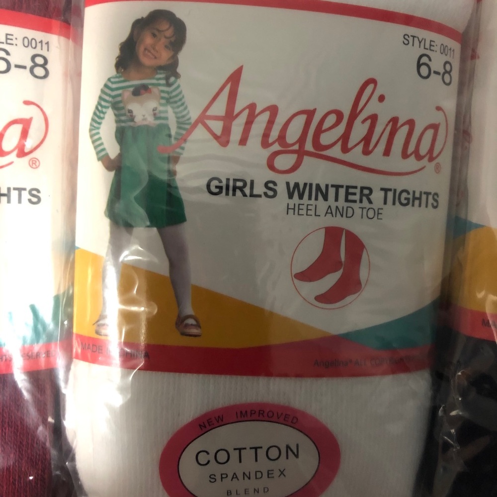 Girls size 6-8 tights
